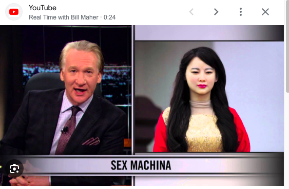 Bill Maher entrevista a una sex doll